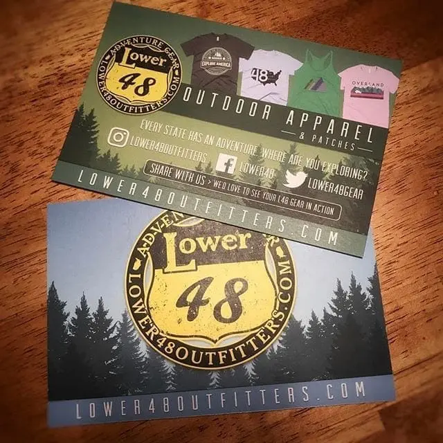 Excited that our newest flyer promo has arrived! Now, just waiting on our patches! #Lower48 #Offroad #America #Hiking #Outdoors #Patches #Apparel