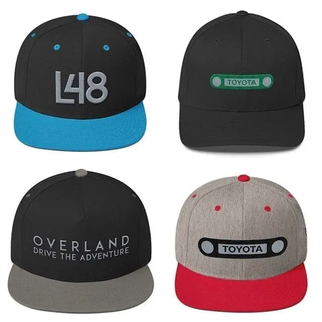 HATS! Now available on the website in colors and variations. #HikingGear #OutdoorGear #Hat #Lower48 #Overland