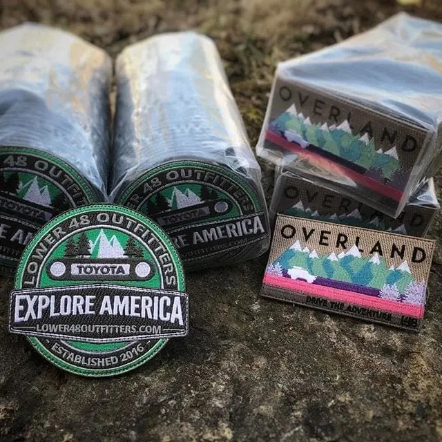 At long last, patches are IN STOCK now on the website! Spread the word! #Fjcruiser #overland #patches