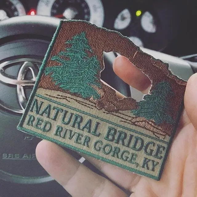 Great addition to my headliner. Beautiful #NaturalBridge at #RedRiverGorge. Home of the #dbbb off-road trails.