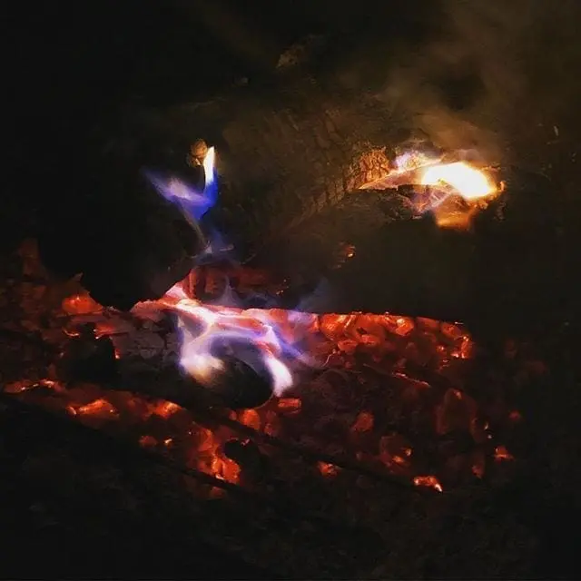 Not a bad fire pit night. #SpringWeather