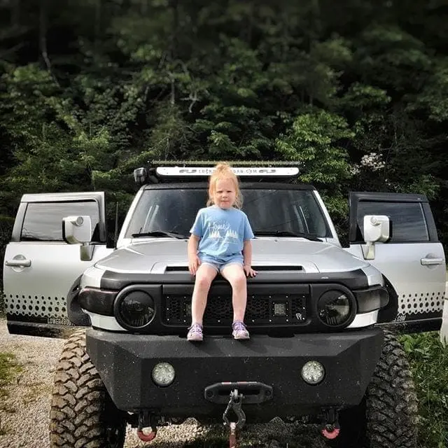 Just a girl, on a truck, on the trail, by a dam, and a lake. #DBBB #Offroad #GetOutdoors #Home