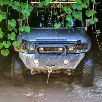 And an FJ emerges. #FrontEndFriday #Wheeling #GetOutdoors