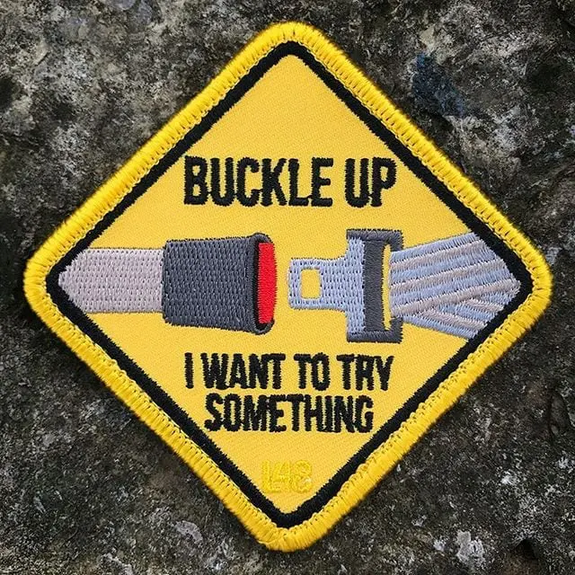 Every wheeling driver’s last words! Back in stock at #L48. #BuckleUp #HoldMyBeer #WatchThis #Offroad