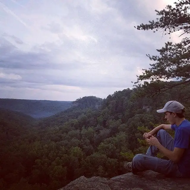 Just thinking about life’s next. #ThatsMyBoy #GetOutdoors