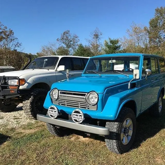 How about this beauty of an FJ55? Camped with us last weekend. #FJ55 #Toyota #Cruiser #Yota #Restored