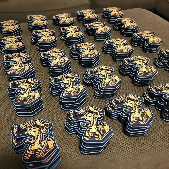 Just a small army of Johnny 5 Robots getting ready to march to your mailboxes. #PVCpatch #PatchDrop #SundayNight