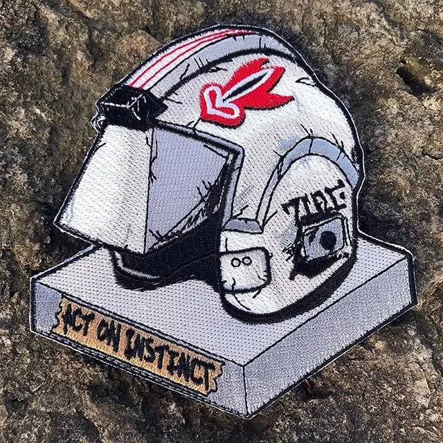 Act On Instinct Helmet Patch. Limited Edition. #StarWars #Jedi #MoralePatch