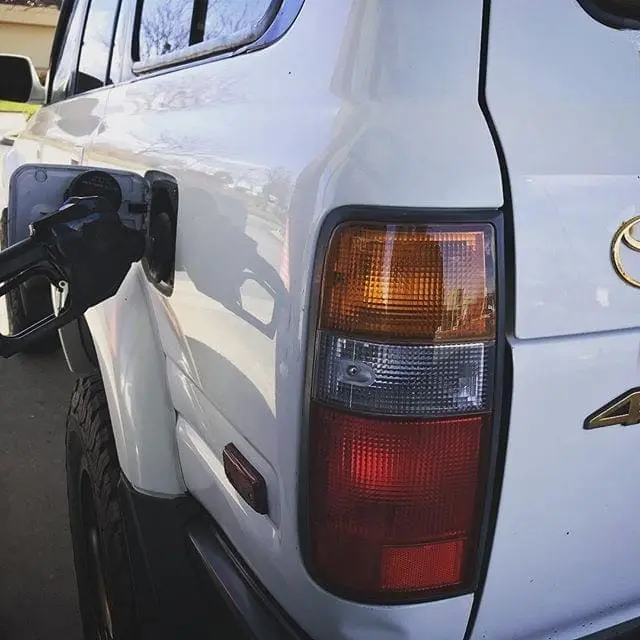 Inner Monologue: Remember, those are 10 SMILES PER GALLON. #LandCruiser #GasGuzzler #Smiles #NotMiles