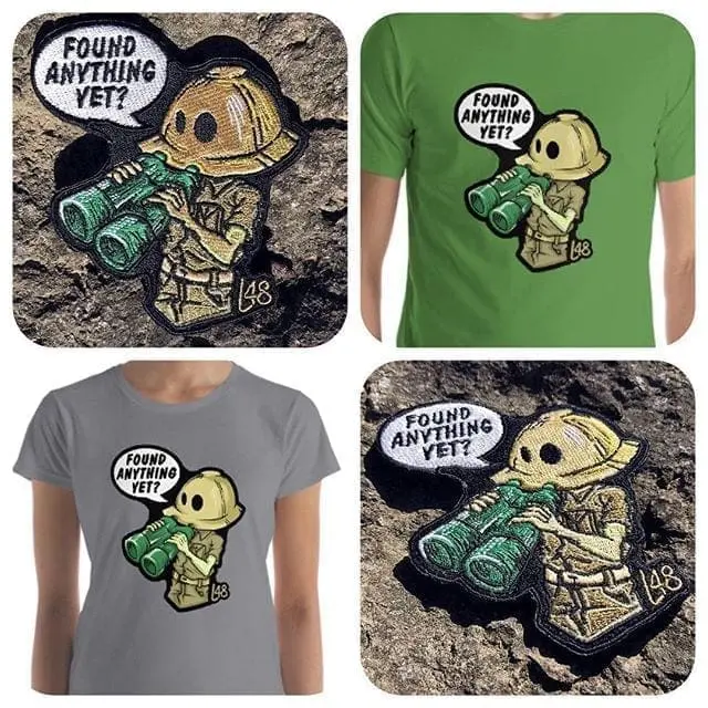 Our tribute to Spaceballs is available now! Comb the desert for a Dark Helmet Patch today. #Spaceballs #DarkHelmet #Safari #MoralePatch