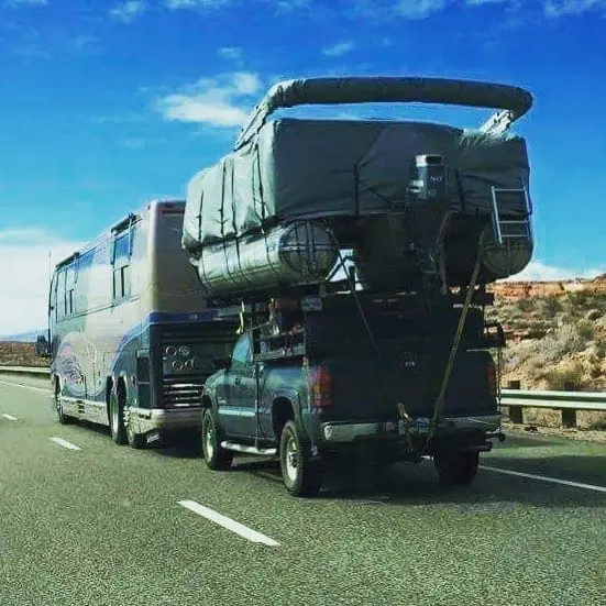 Maybe I’ve been doing this camping thing wrong the whole time? #RV #Camping #Glamping