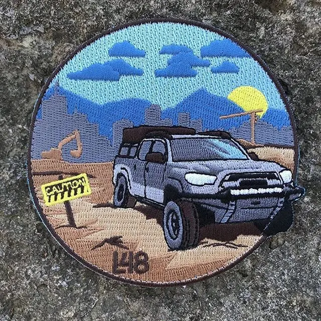 Urban Offroad Trail Riding. Apparel and Patches Available Wed. April 18. #Toyota #Tacoma #MoralePatch