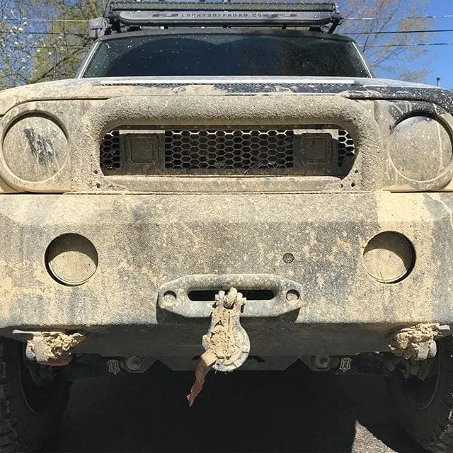 Installed new fog and headlight covers! What do you think? #FJcruiser #Mud #4Wheeling