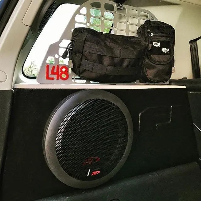 #TBT to our audio installation by @luckysoffroad and custom @orangeboxxfab PSD. #FJCruiser #Overland #ThrowBackThursday
