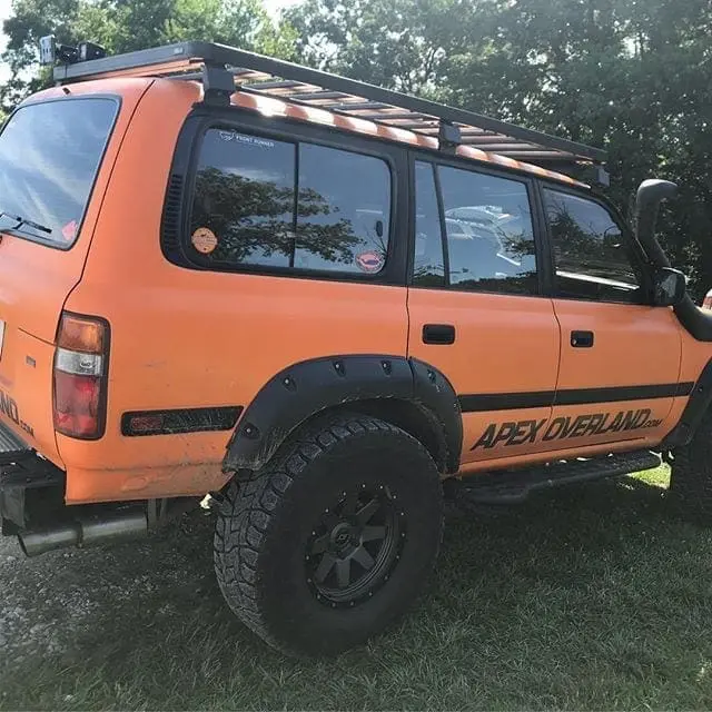 Look at what vehicle showed up at our last trail ride? Who’s coming in July? @apexoverland #80Series