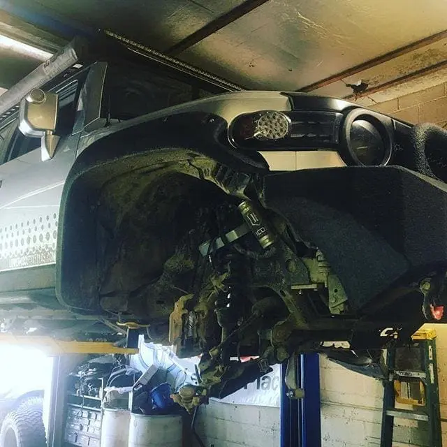 Toyota surgery has begun! On and off the road, soon! #Toyota #FJcruiser #AirLocker #ReGear #OffRoad #BeastMode #Yolo