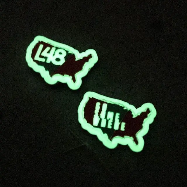 That GLOW is like a NEON light. #RangerEyes #MoralePatch #GetOutside #GoSomeWhere