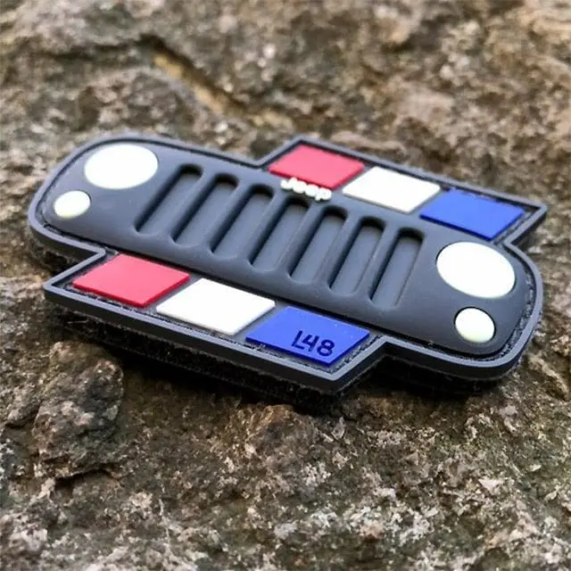 Jeep owners rejoice, we now have a patch for you too! Available on the website now. 
#Jeep #JeepWrangler #JeepJK #JeepThing #Patriotic #MoralePatch