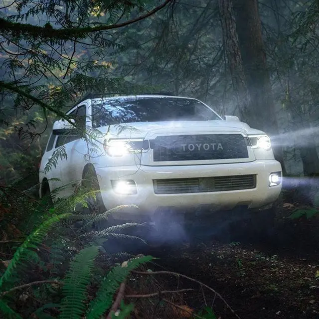LEAKED! Could this #Sequoia be the new #TRDpro being unveiled by #Toyota today? What do you think?