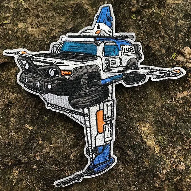 The Yota Wars FJ Cruiser B-Wing is reporting in for the Rebel Fleet. 
#AvailableNow #StarWars #Toyota #FJcruiser #MoralePatch