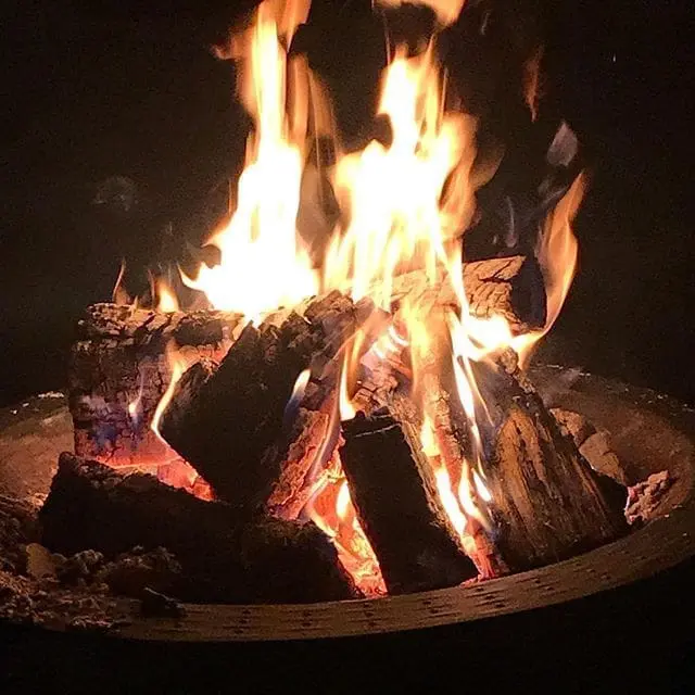 Who is gathered around a campfire this weekend?