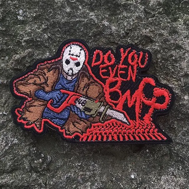 Friday the 13th Throw Back to one of the Lower 48 Outfitters OG patches. 
#JasonTheMechanic
#DoYouEvenBodyMountChop