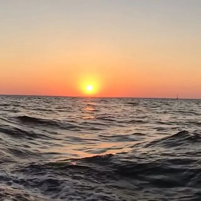 Sunset on the bay. Beautiful. 
#ExploreAmerica #GetOutdoors #BoatLife #OceanLife