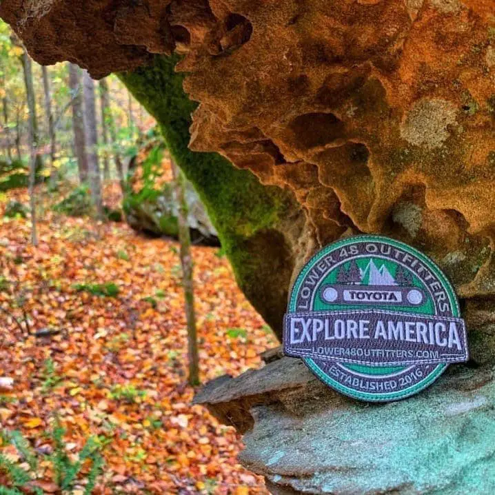 It’s almost the end of the fall colors in Kentucky. Where are you hiking this weekend?
.
.
.
.
#OriginalPatch #ExploreAmerica #MoralePatch #RedRiverGorge #FJcruiser #Hiking #Camping #Overlanding #FallColors #FallFoliage #Woods #NationalForest