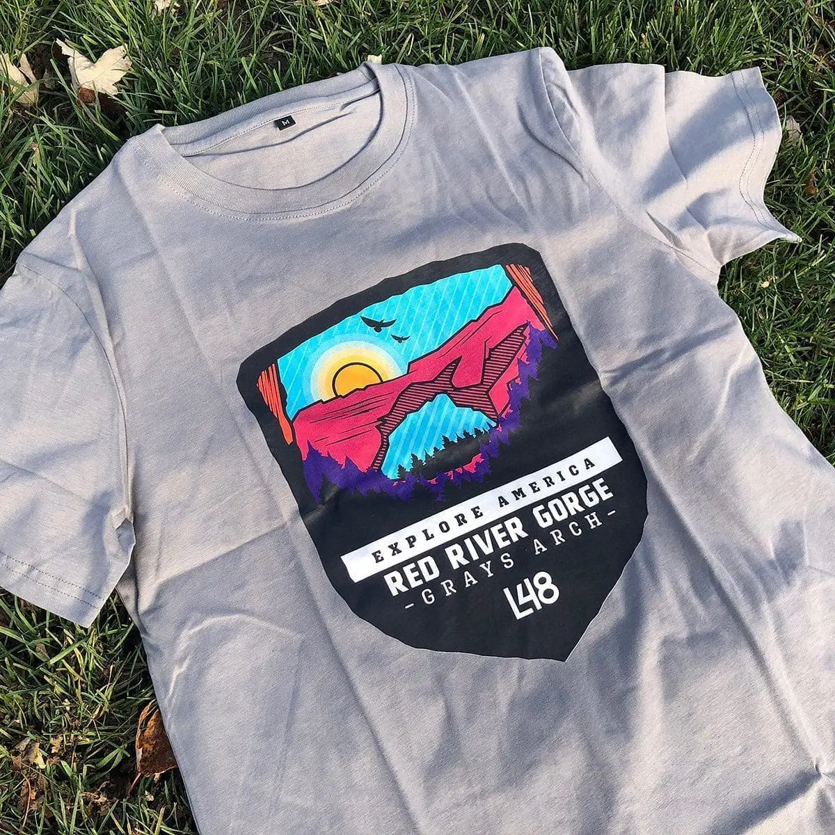 Shop local. Shop KY. We have 25 of these Red River Gorge shirts on sale for only $15 bucks. Perfect for the Kentucky outdoor enthusiast. 
.
.
.
.
.
#RedRiverGorge #Kentucky #KentuckyGift #KentuckyProud #Hiking #Camping #GetOutdoors #Backpacking #Climbing