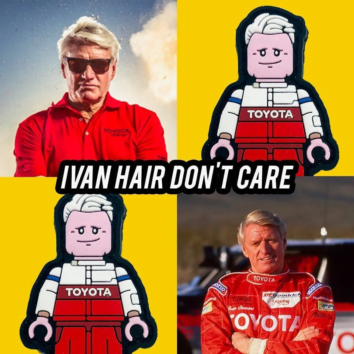 IVAN HAIR DON’T CARE! Less than 50 limited edition patches left. 
.
.
.
.
#RetroStripes #ToyotaStripes #IvanStewart #IvanStewartStripes #Offroad #Overland #Baja #BajaTruck #TrophyTruck #LandCruiser #4Runner #Tacoma #FJCruiser #MoralePatch