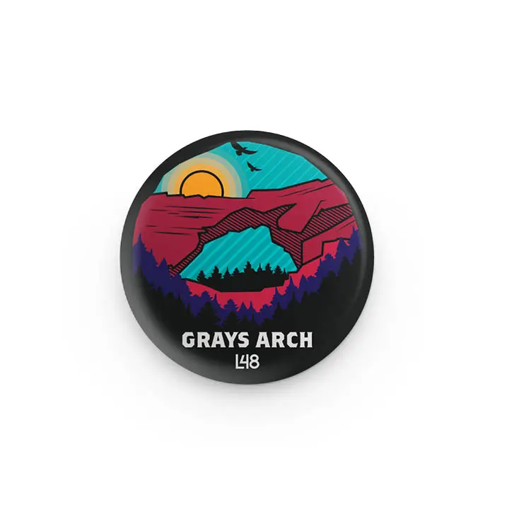 Red River Gorge Grays Arch Button