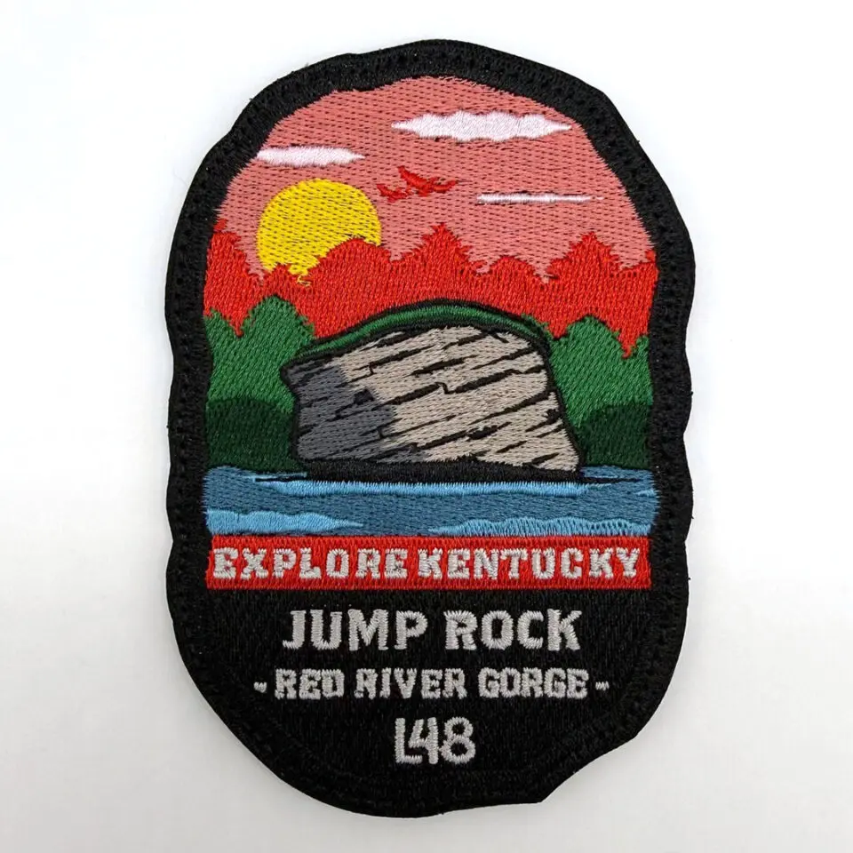 Jump-rock-red-river-gorge-patch01 | Lower 48 Outfitters | L48