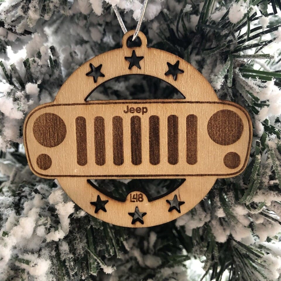 Jeep Wrangler Ornament Lower 48 Outfitters